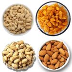 4KG Dry Fruits Combo Pack of 4
